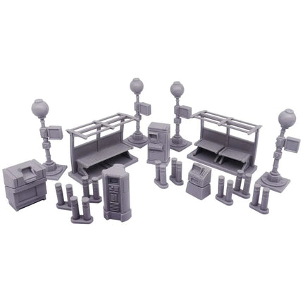 Cyberpunk City Streets