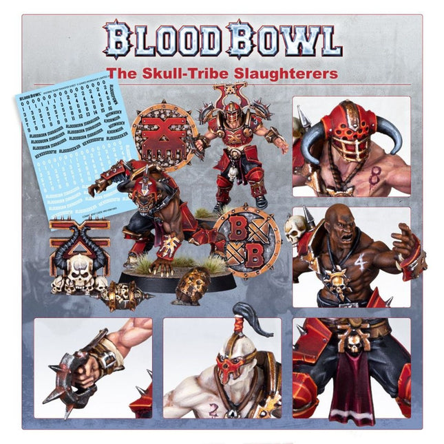 Blood Bowl Khorne Team Skull-tribe Slaughterers