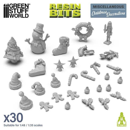 3D Printed - Xmas decorations (1:48 / 1:35)