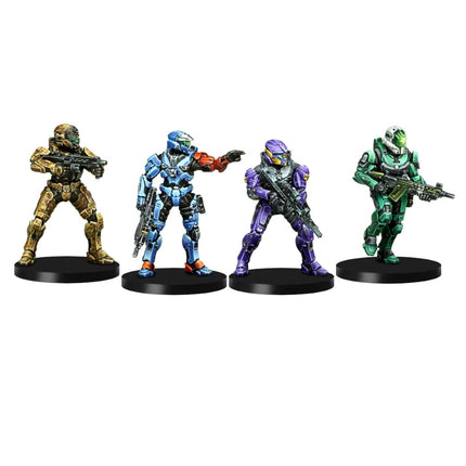 Starterset Halo: Flashpoint - Spartan Edition met Spartaanse figuren en accessoires, geschikt voor verzamelaar en fan van Halo.