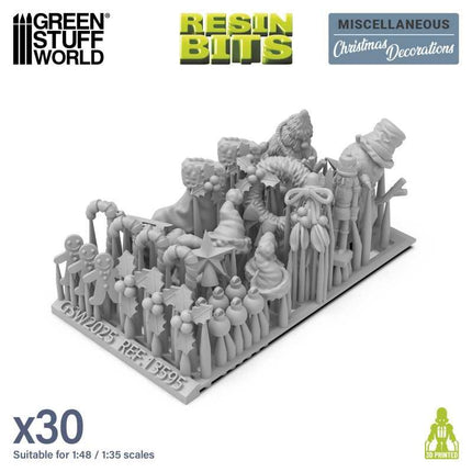 3D Printed - Xmas decorations (1:48 / 1:35)