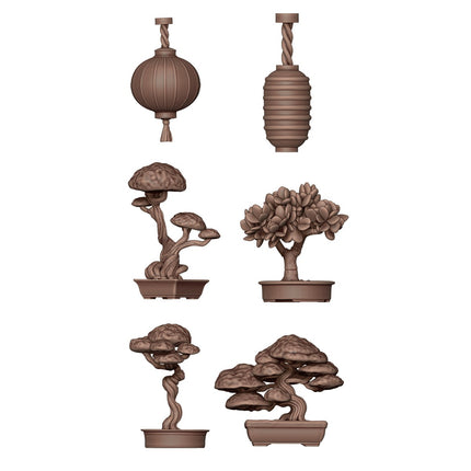 AK Basing Bits Japanese Lamps & Bonsai