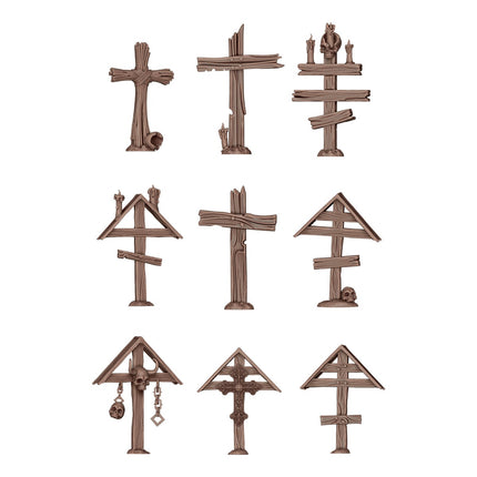 AK Basing Bits Wooden Crosses