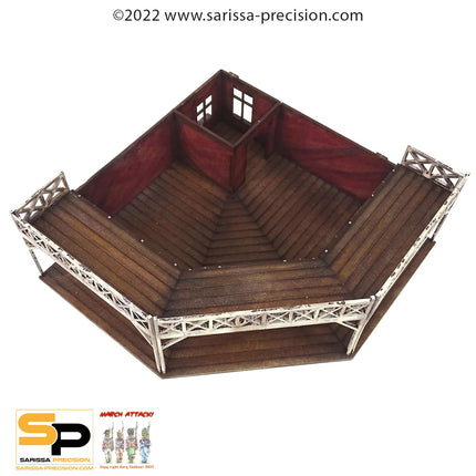 Old West Corner Saloon/Hotel II (28mm)