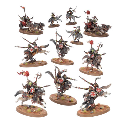 AoS Spearhead Gloomspite Gitz Snarlpack Huntaz