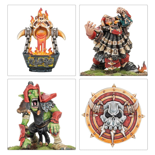 Blood Bowl Team Chaos Dwarf Team - The Zharr-Naggrund Ziggurats