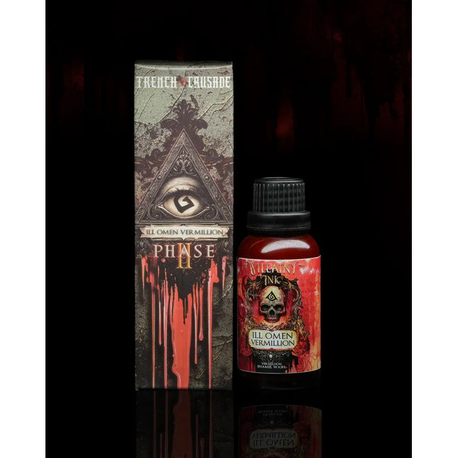 Villainy Ink Enamels • Phase II - Ill Omen Vermillion