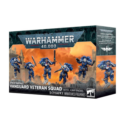 40K Space Marines: Vanguard Veteran Squad w/Jump Packs