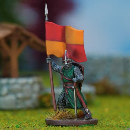 Uitbreidingsset voor The Barons' War Retinue Box met miniaturen en speelkaarten voor strategisch bordspel