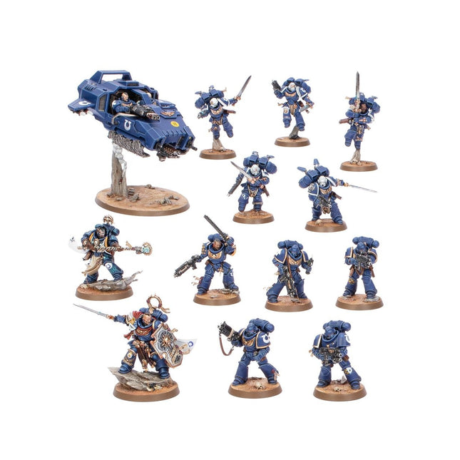 Warhammer 40.000 Space Marines starterset met miniaturen en accessoires voor beginners, van Warhammer 40.000.