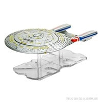 Uitbreidingsset met USS Enterprise D uit Star Trek Into the Unknown, gedetailleerd model van de iconische ruimteschip.