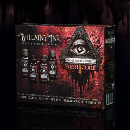 Villainy Ink Enamels • Flesh I Core Set