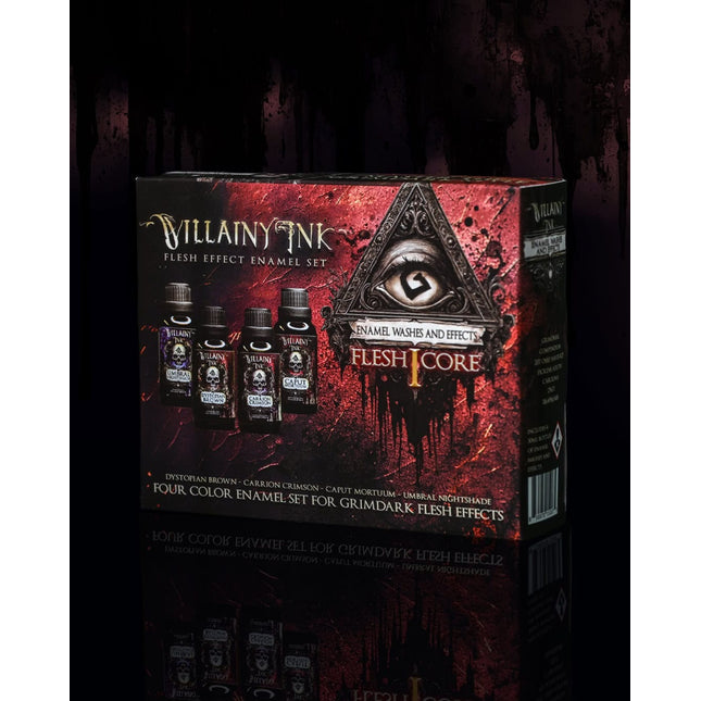 Villainy Ink Enamels • Flesh I Core Set