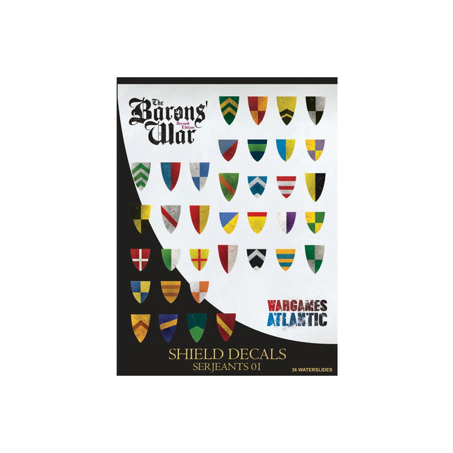 Barons War Shield Decals 03 - Serjeants