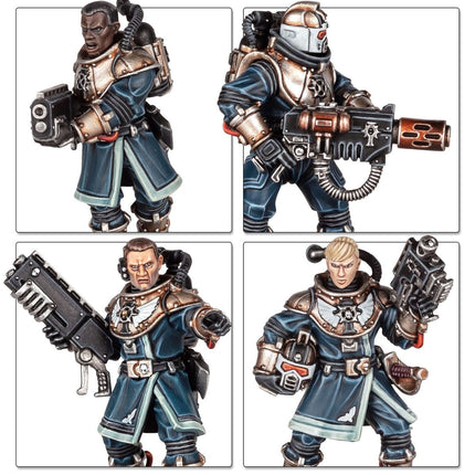 Imperium Warhammer 40.000 Imperial Navy Breachers van 40K, gedetailleerde miniatuur van Imperial Agents voor tabletop spellen