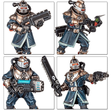 Warhammer 40.000 Imperium Imperial Navy Breachers miniatuur, gedetailleerd model van Imperial Agents voor tabletop spellen