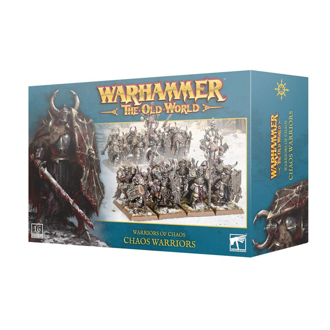 Chaos Warriors van The Old World, gedetailleerde miniatuurfiguren uit de Warriors of Chaos collectie