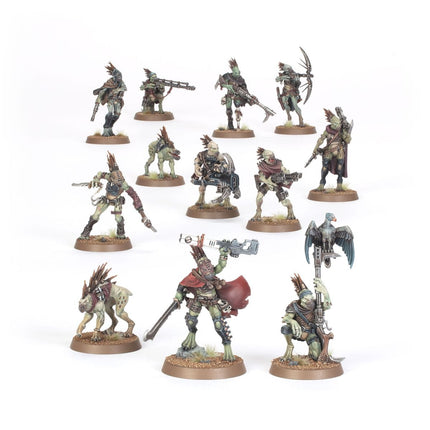 Warhammer 40.000 T'au Empire Kroot Farstalkers Xenos miniatuur, gedetailleerd model voor bordspellen en collectie