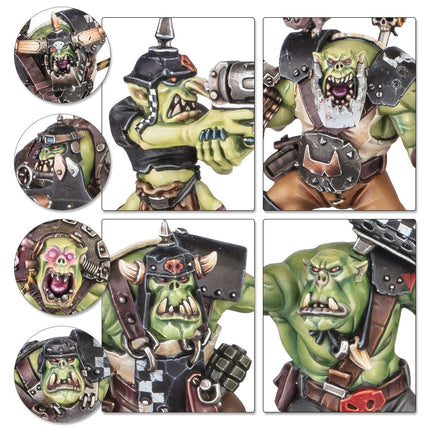 Warhammer 40.000 starterset met Orks, inclusief miniaturen en accessoires voor beginners in het Warhammer 40k universum