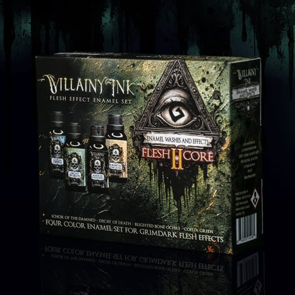 Villainy Ink Enamels • Flesh II Core Set