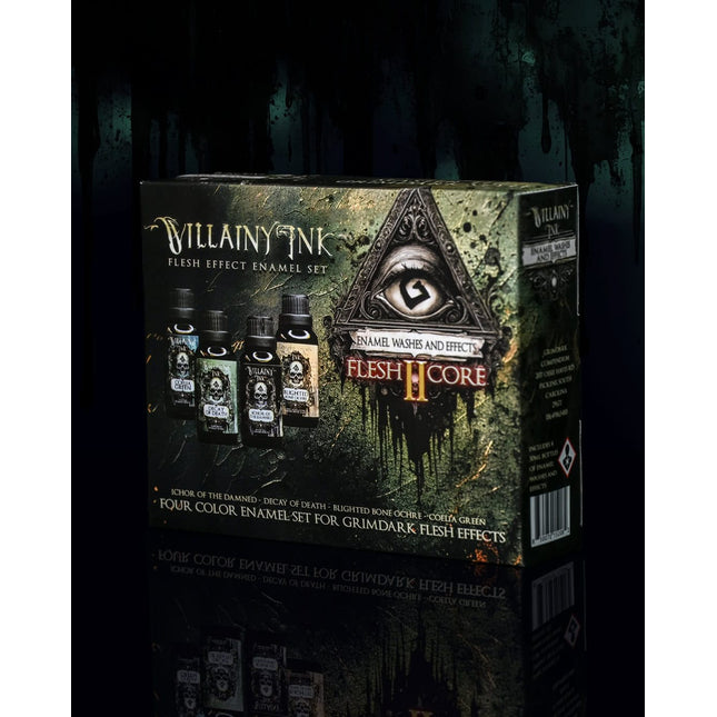 Villainy Ink Enamels • Flesh II Core Set