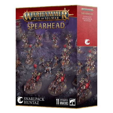 AoS Spearhead Gloomspite Gitz Snarlpack Huntaz