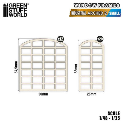Window Frames - Industrial Arched 2 - Small