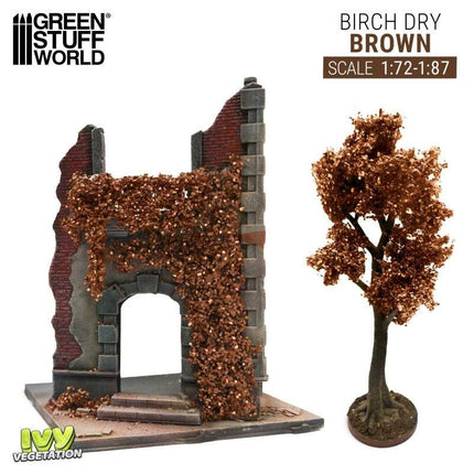 Ivy Foliage Birch Dry Brown 1:72-1:87