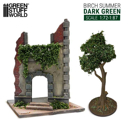 Ivy Foliage Birch Summer Dark Green 1:72-1:87