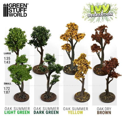 Ivy Foliage Oak Summer Light Green 1:35-1:43