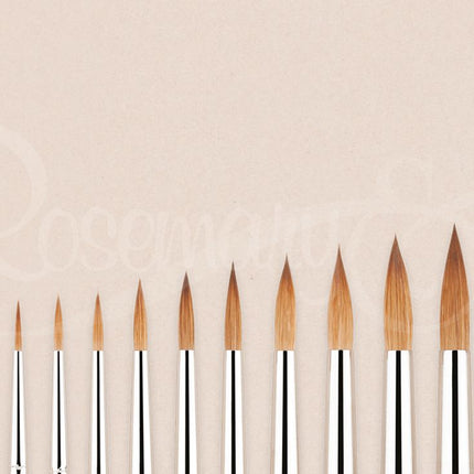 Series 33 Kolinsky Sable Pointed Rounds