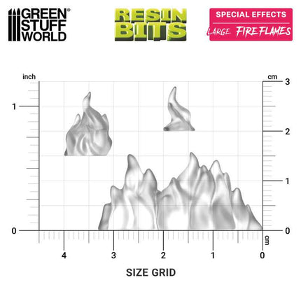 3D Print - Special Effects - Large Fire Flames