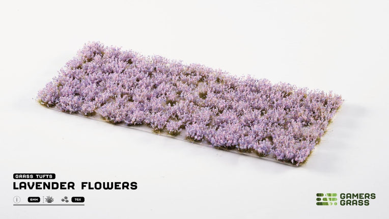 Flowers - Lavender 6mm