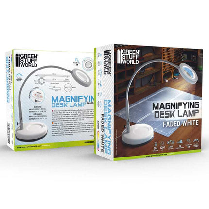 Magnifying Desk Lamp White