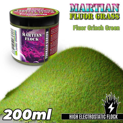 Martian grass flock Grinch Green 4-6mm 200ml
