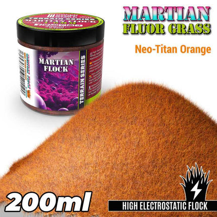 Martian grass flock Neo Titan Orange 4-6mm 200ml