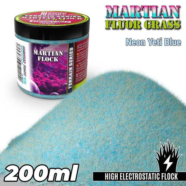 Martian grass flock Yeti Blue 4-6mm 200ml