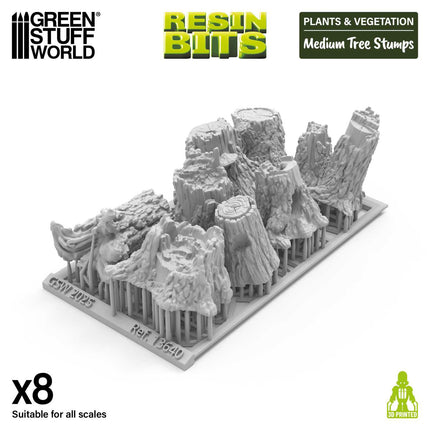 3D - Plants - Medium Tree Stumps