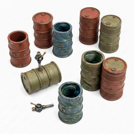 3D Print Set - Metal barrels 1:35