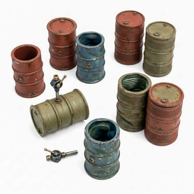 3D Print Set - Metal barrels 1:35