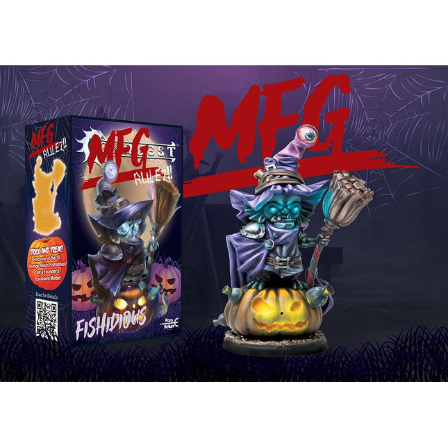 Murderous Fish Gnome - Fishidious, a Halloween Exclusive