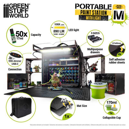 Miniature Portable Paint Station