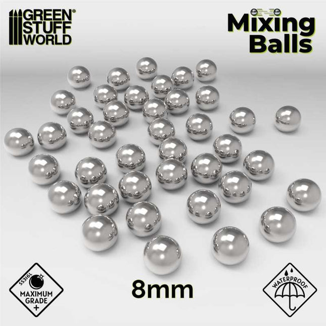 Steel Mixing balls 8mm (QSS316L)