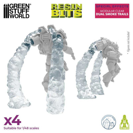 3D Print - Special Effects - Modular Clear Dual Smoke Trails