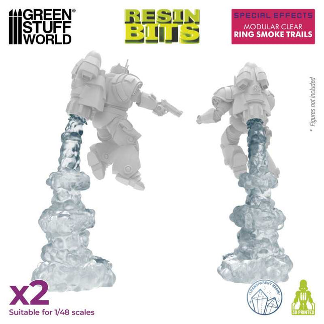 3D Print - Special Effects - Modular Clear Ring Smoke Trails