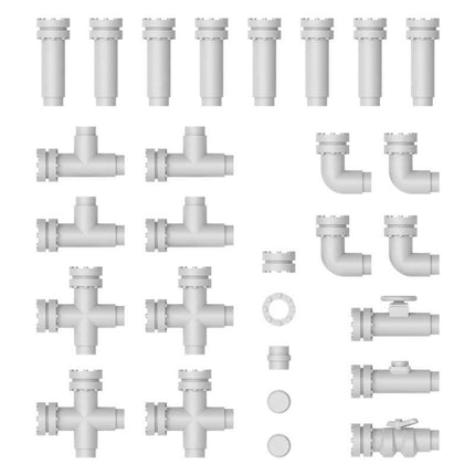 3D Printed - Modern & SciFi - Modular Pipes