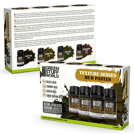 Mud textures set 30ml (4st)
