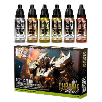 Chrome paint set (6 colours)