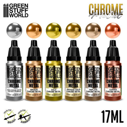 Chrome paint set (6 colours)