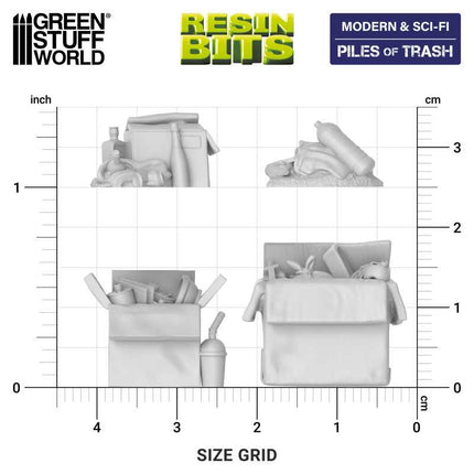 3D Printed Piles of Trash